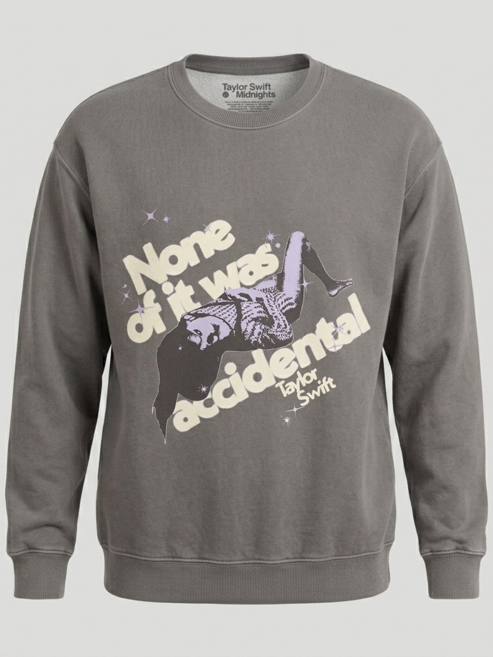 Taylor Swift Mastermind Crewneck L | Midnights Era Merch | Rare Gray Aesthetic